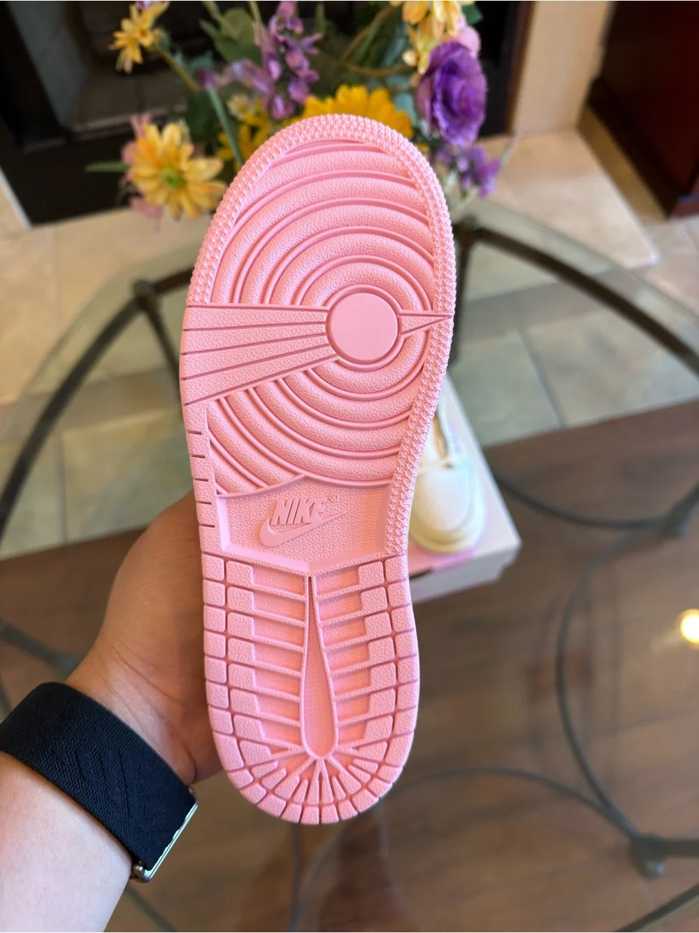 Travis Scott x Jordan 1 Low Shy Pink Ps 3Y
